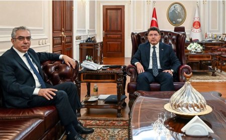Mehmet Uçum’dan Adalet Bakanı Tunç’a ziyaret:  Hukuk politikalarında eşgüdüm  mesajı