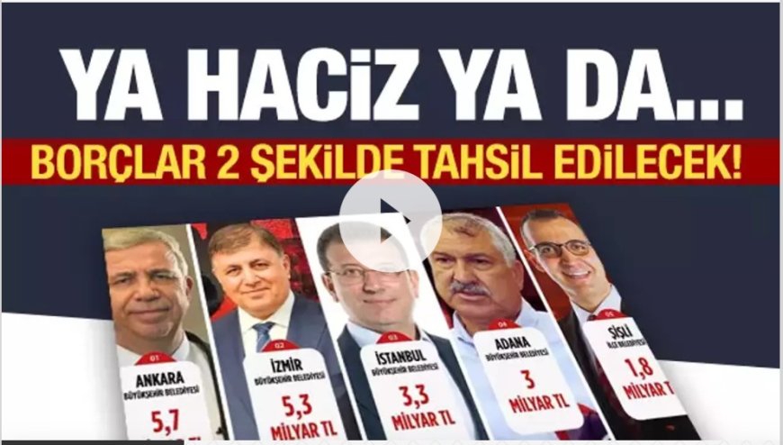 Belediyelerde borç alarmı: Bütçeyi aşan yük hizmetleri tehdit ediyor, kayyum tartışması gündemde