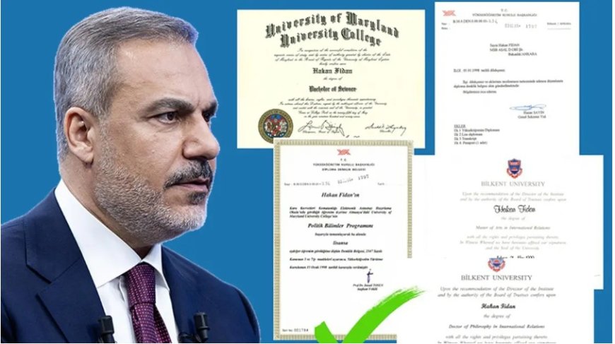 Şık’tan Fidan’ın diplomasına ilişkin soru yağmuru: Örgün mezun listelerinde neden adı yok?