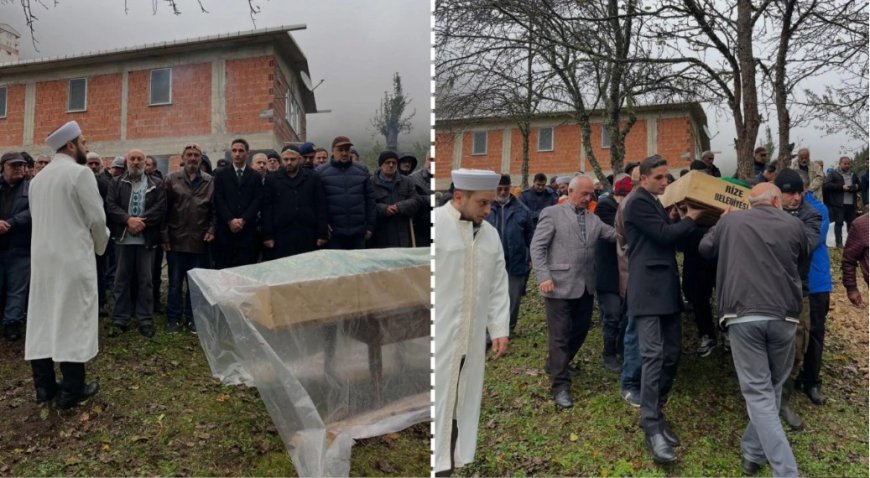 Rize’de Şehit Babası Dursun Kan, Dualarla Son Yolculuğuna Uğurlandı
