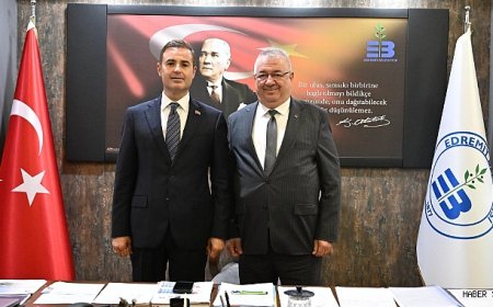 Büyükşehir Belediye Başkanı Ahmet Akın’dan Edremit’te Ticaret ve İş Birliği Mesajları