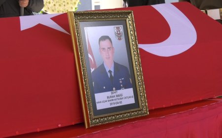 Şehit Astsubay Üstçavuş Burak İbbiği, Çorum’da son yolculuğuna uğurlandı