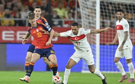 CANLI ANLATIM: Türkiye, İspanya Deplasmanında Beraberliği Yakaladı (2-2)