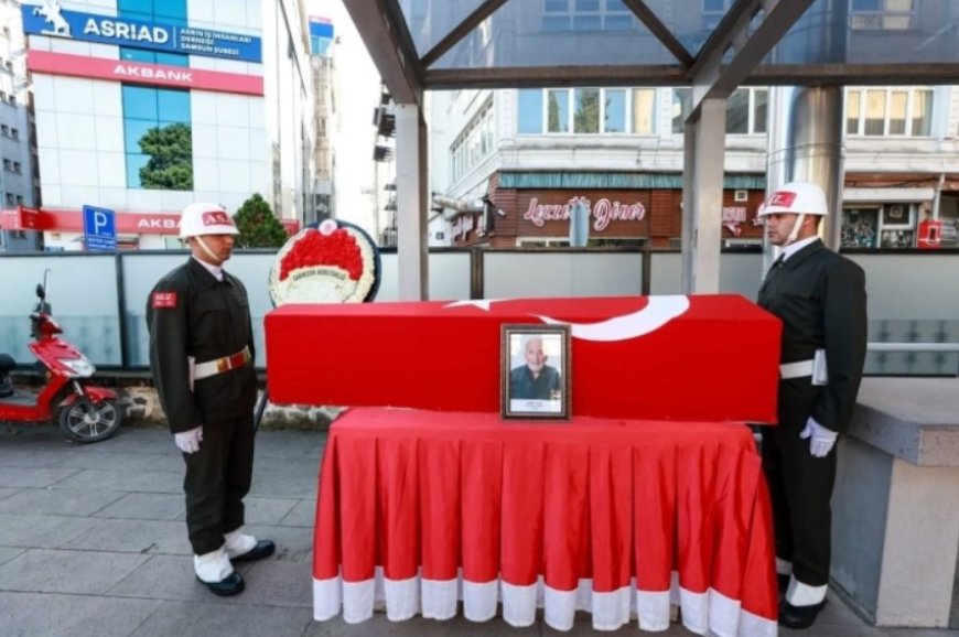 Kore gazisi Cemal Yayla Samsun’da dualarla uğurlandı