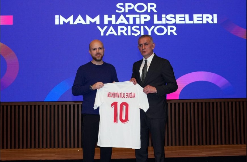 Hacıosmanoğlu ve Bilal Erdoğan Spor İmam Hatip Liseleri Programına Katıldı