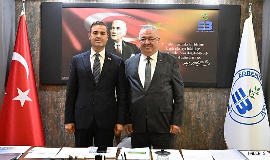Büyükşehir Belediye Başkanı Ahmet Akın’dan Edremit’te Ticaret ve İş Birliği Mesajları