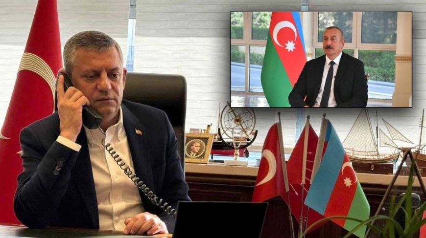 Özgür Özel, Aliyev ile görüştü: Azerbaycan'ın Zafer Günü'nü kutladı