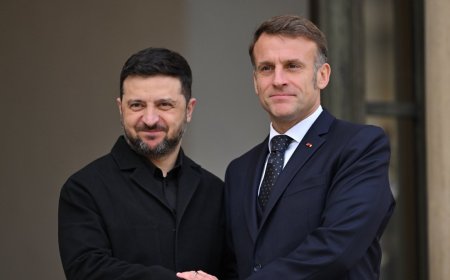 Macron ve Zelenskiy Paris’te buluştu: Gündem Trump’ın barış planı