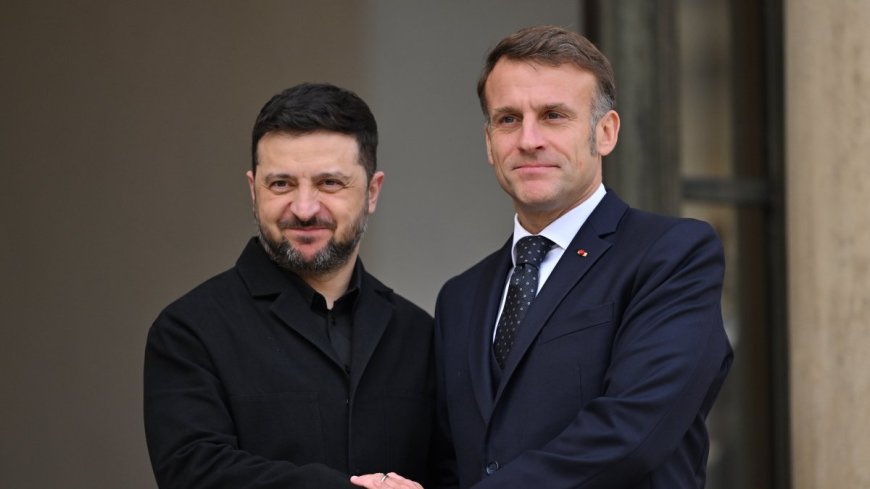 Macron ve Zelenskiy Paris’te buluştu: Gündem Trump’ın barış planı