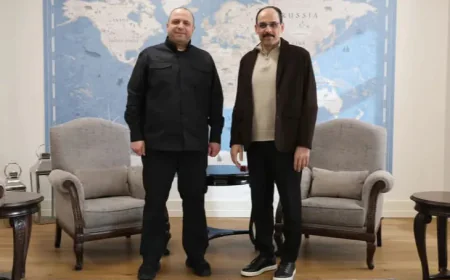 MİT Başkanı Kalın, Ukrayna Güvenlik Konseyi Sekreteri Umerov ile görüştü