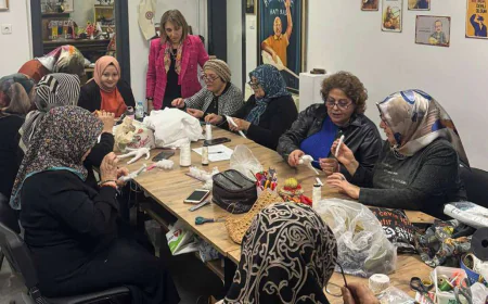 Şehit annelerinin el emeği eserleri Kırıkkale'de sergilendi