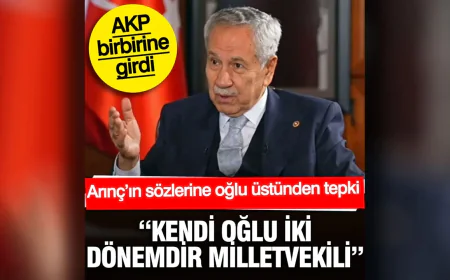 Arınç’ın Bilal Erdoğan çıkışına kendi oğlu üzerinden tepki