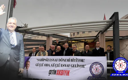 İzmir Elektronikçiler Odası'nda Çetin Akbıyık dönemi başladı