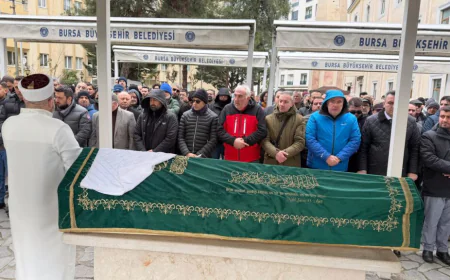 Yazar Ahmet Turan Alkan Bursa'da son yolculuğuna uğurlandı