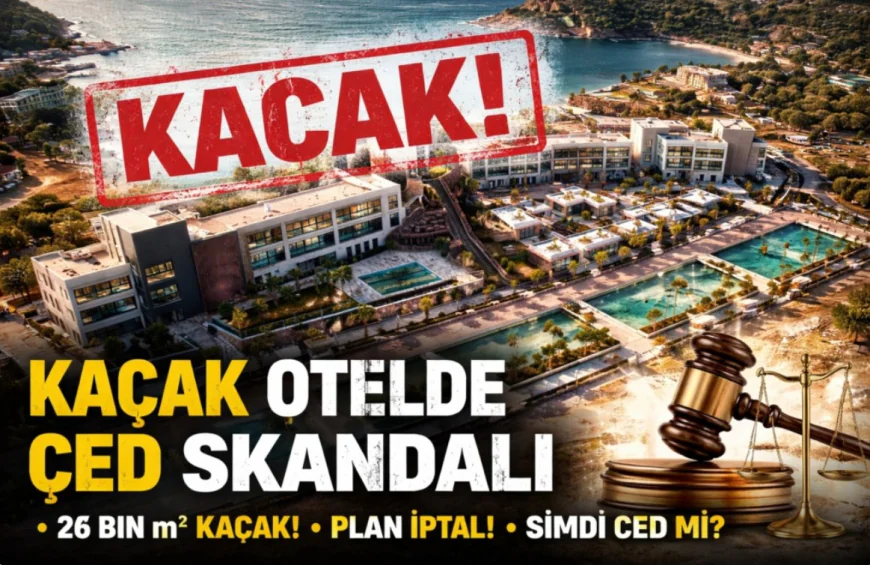 Kaçak otele 'ÇED' kılıfı: Menderes'te hukuk skandalı büyüyor