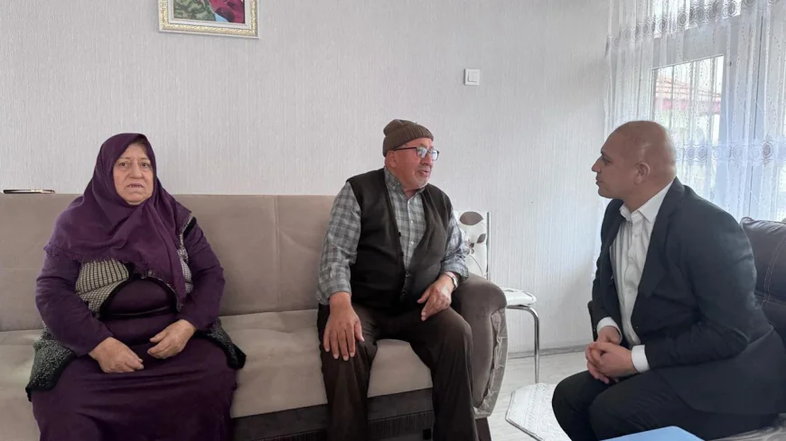 Başkan Ahmet Önal’dan Şehit Osman Kablan’ın ailesine ziyaret