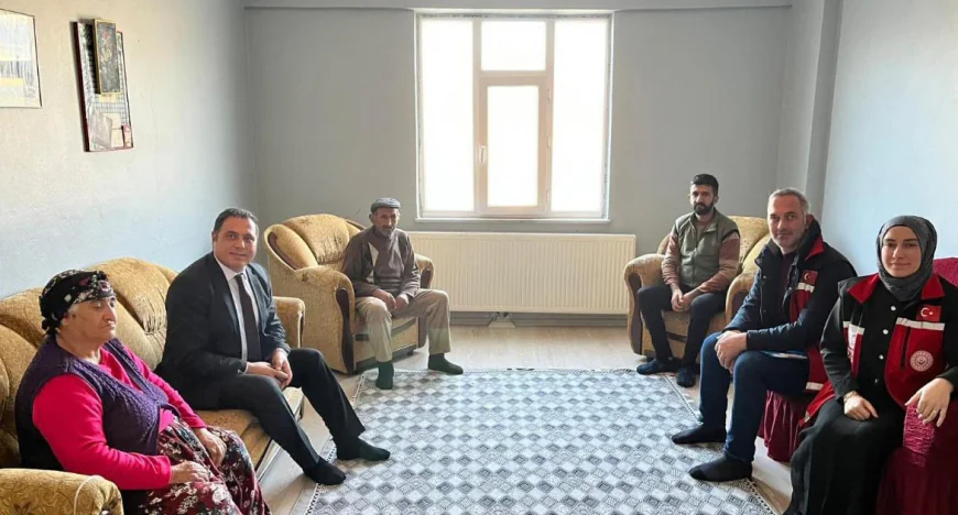 Kağızman’da şehit ve gazi ailelerine vefa ziyareti