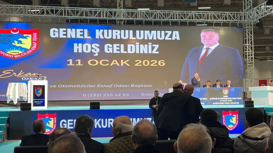 İzmir Şoförler Odası Genel Kurulu'nda birlik ve beraberlik mesajı