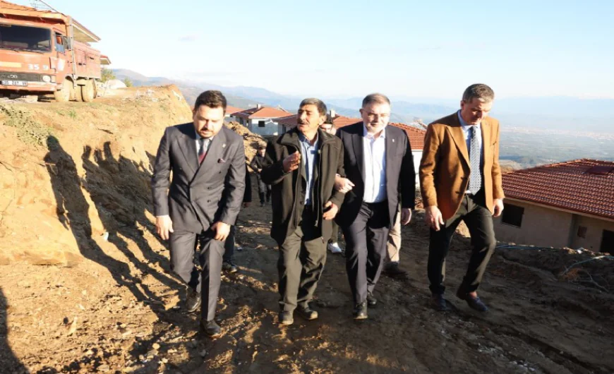 AK Partili Bilal Saygılı Ödemiş’teki dev yatırımları inceledi