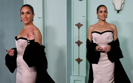 Meghan Markle galada göz kamaştırdı: Harry olmadan tek başına katıldı