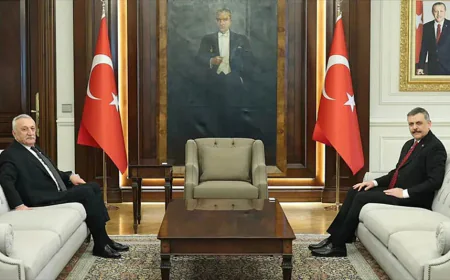 Mehmet Ağar'dan İçişleri Bakanı Mustafa Çiftçi'ye ziyaret