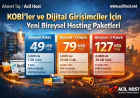 KOBİ'ler için ekonomik ve performanslı yeni hosting paketleri