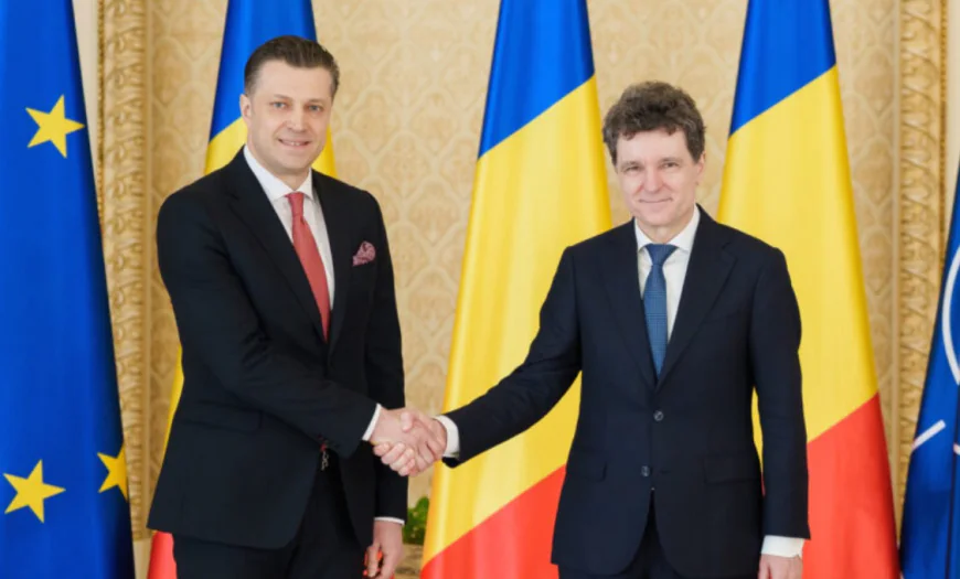 Moldova'nın Bükreş Büyükelçisi Mihai Mîțu güven mektubunu sundu