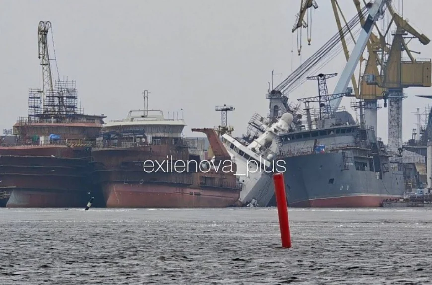 Rusya’nın Vyborg Kentinde Gemi İnşa Fabrikasına Dron Saldırısı