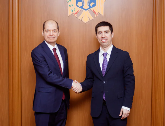 Moldova Dışişleri Bakanı, Türk Büyükelçi Sertel ile bir araya geldi